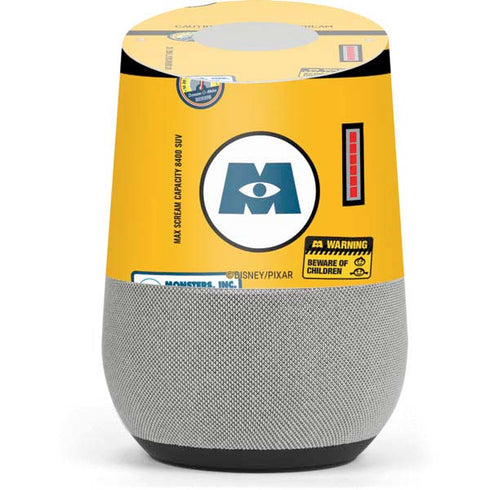 Disney Monsters Inc. Scream Canister Google Home Skin